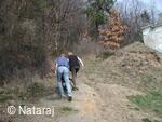 Skalka u Doks, cesta na zříceninu hradu Starý Berštejn